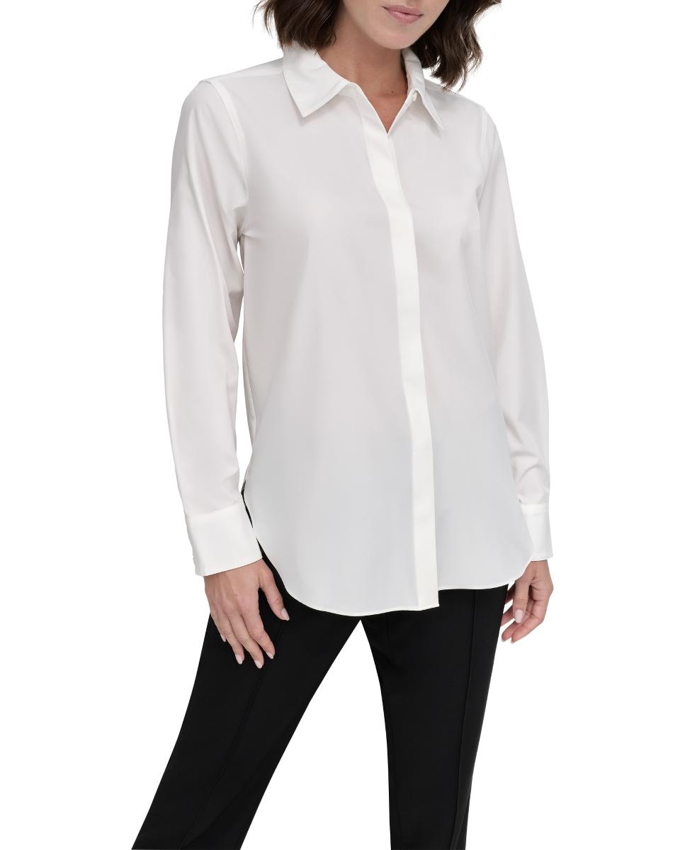 Camisa básica Branco-1