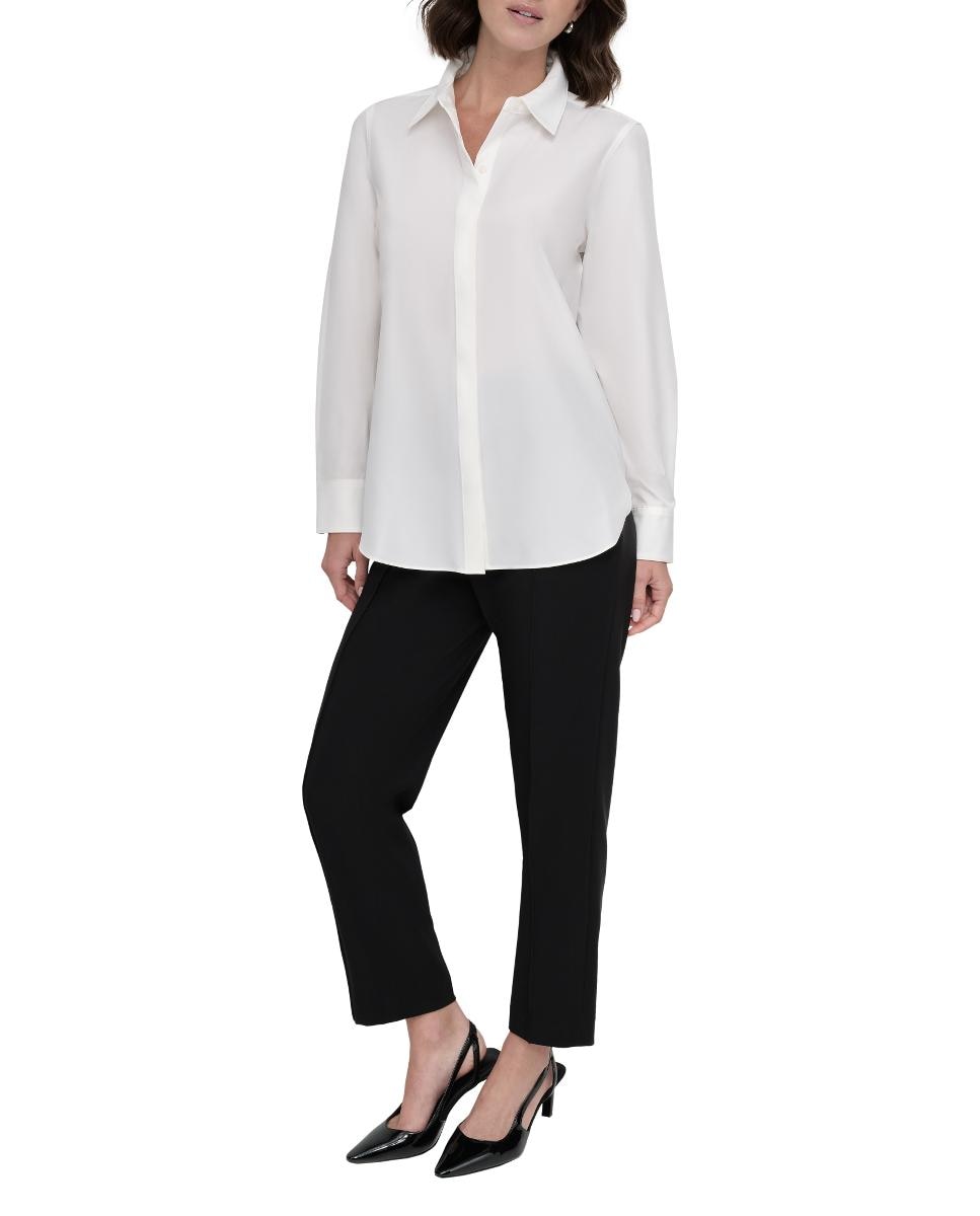 Camisa básica Branco-3
