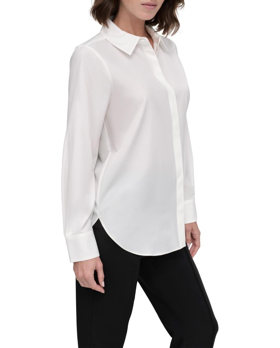 Camisa básica Branco-4