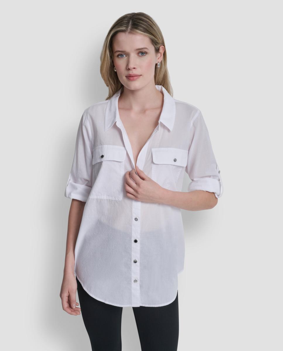 Imagem 0 de Camisa com Bolsos Laterais