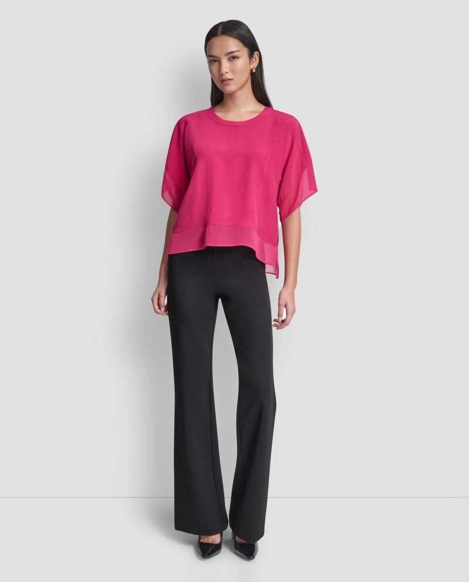 Blusa Fluida Rosa-3