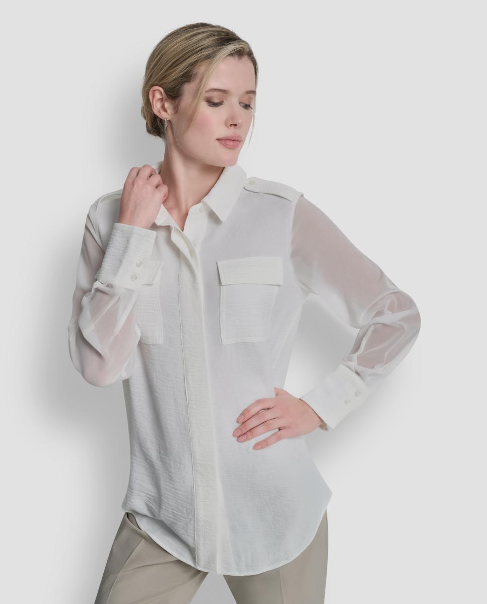 Imagem 0 de Blusa de mulher com manga comprida