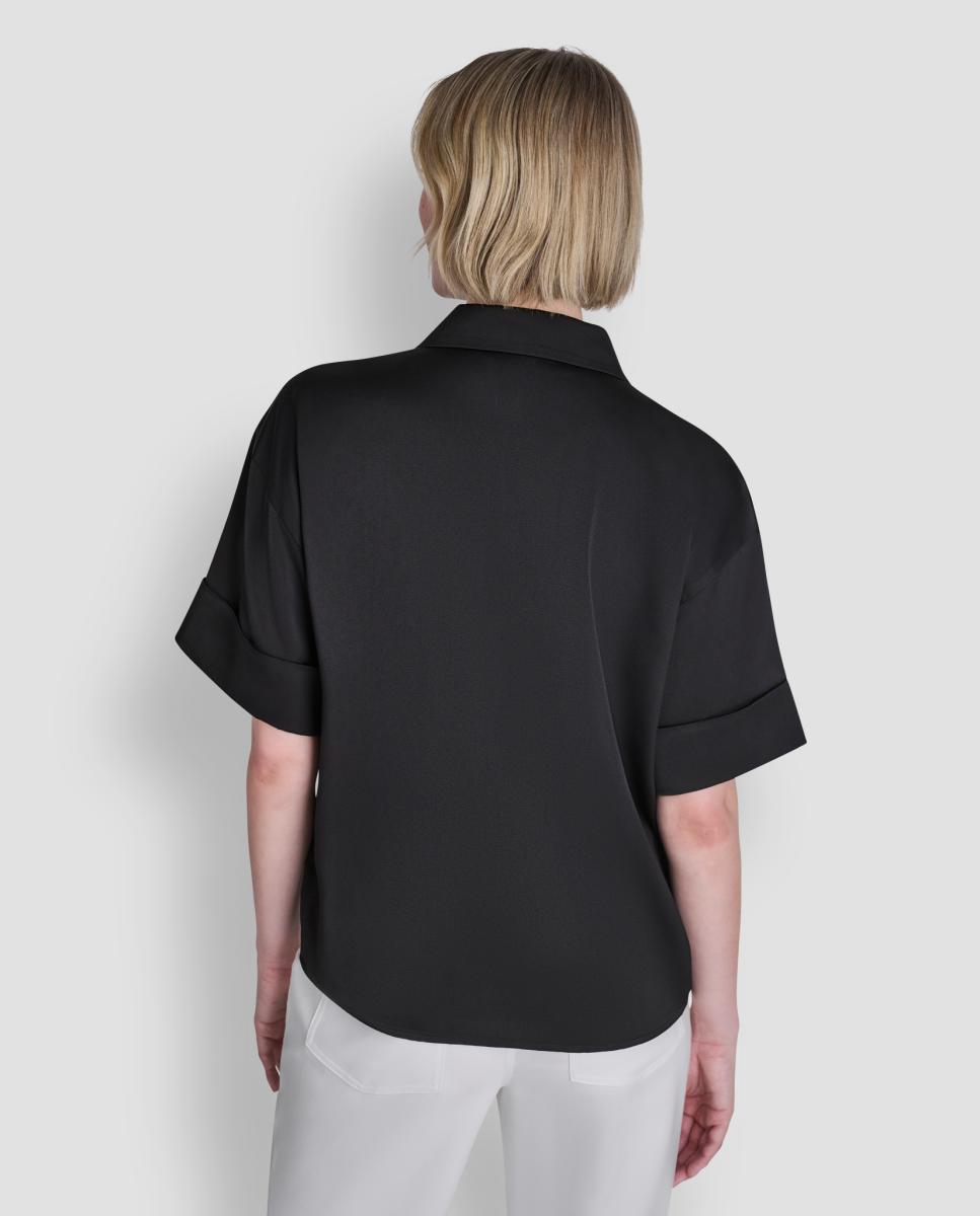 Blusa Folgada Preto-4