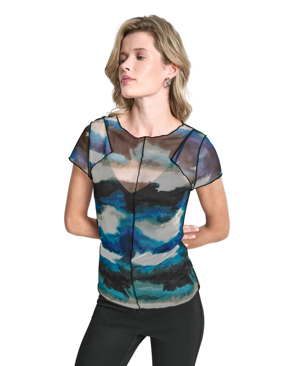 Imagem 0 de Top com Estampado Abstrato