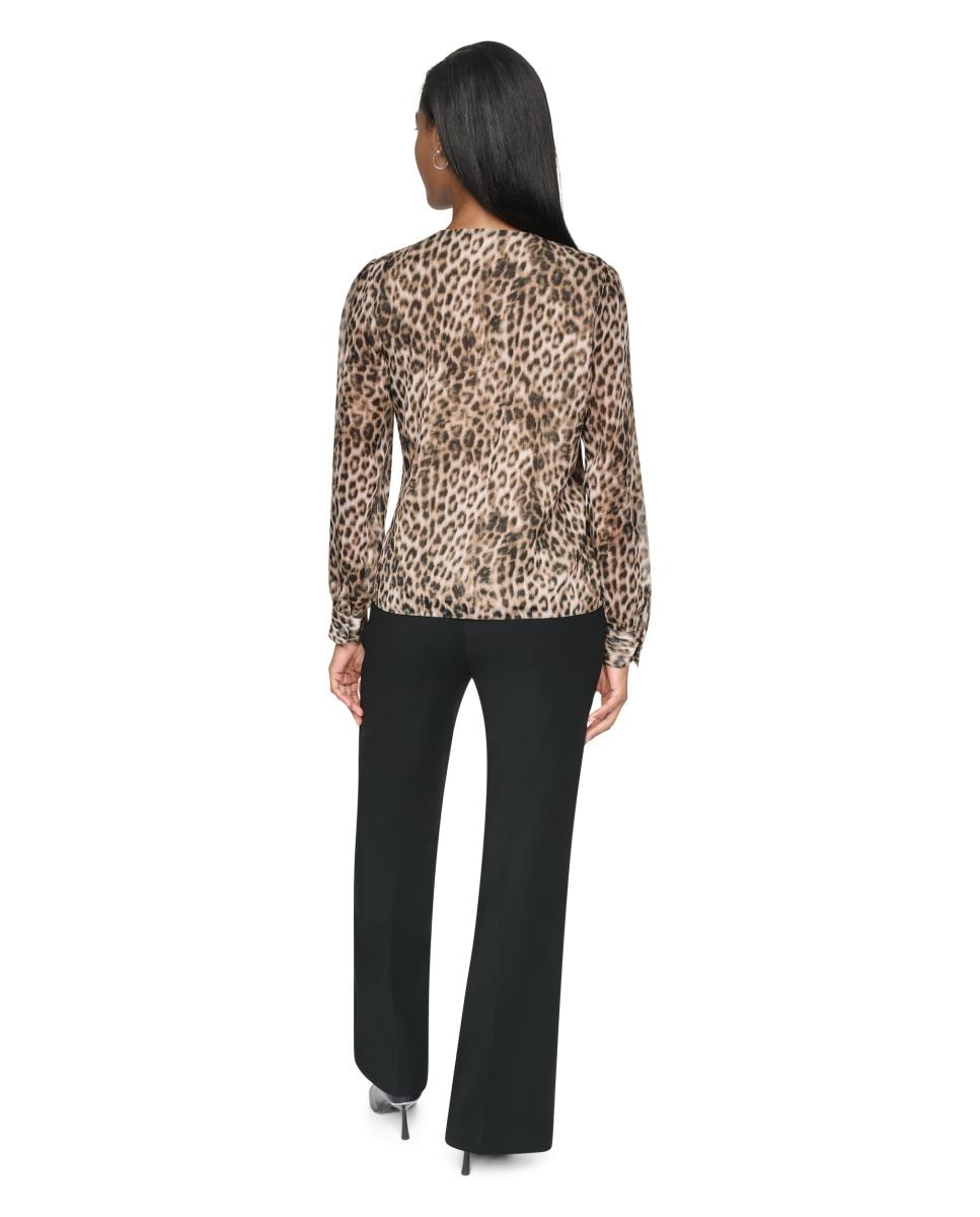 Blusa com Animal Print Multicolor-3