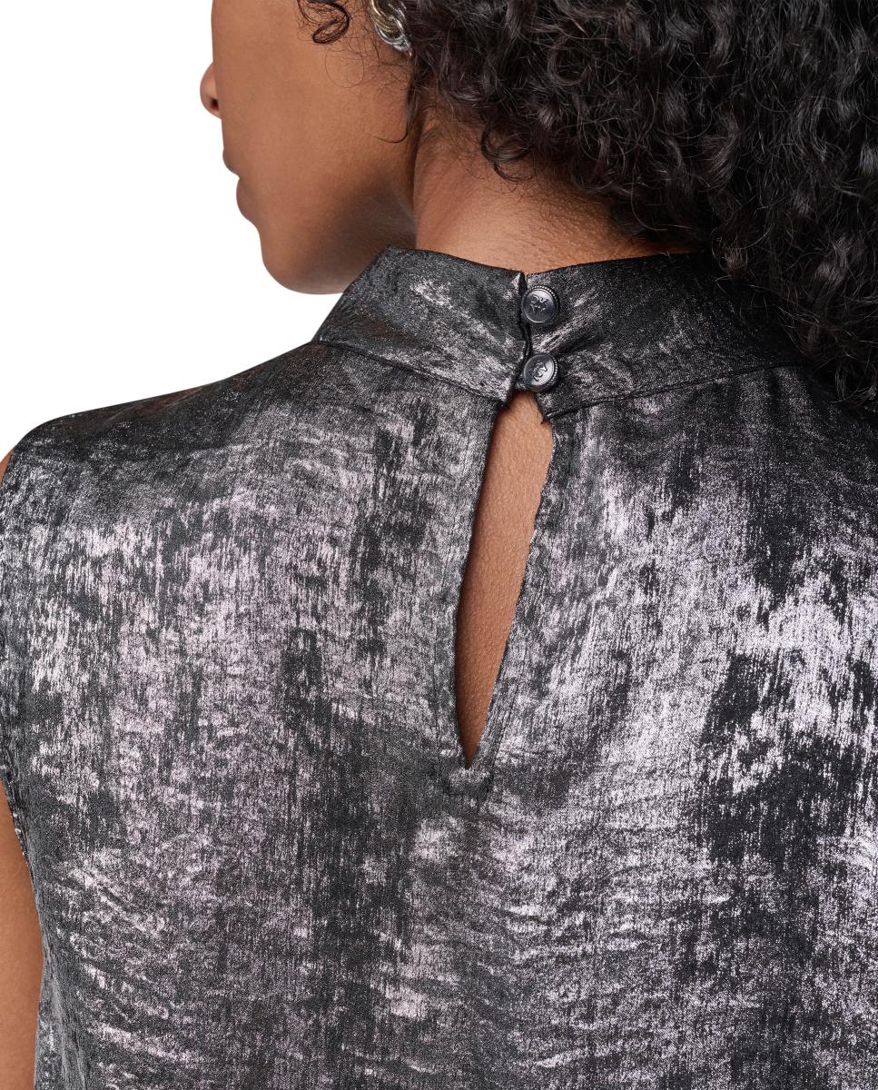 Blusa sem mangas Cinzento-escuro-3