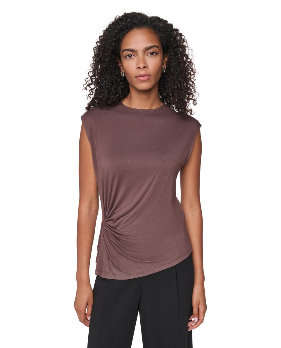 Top de mujer sin mangas - DKNY - Rojo Granate Rojo Granate-1