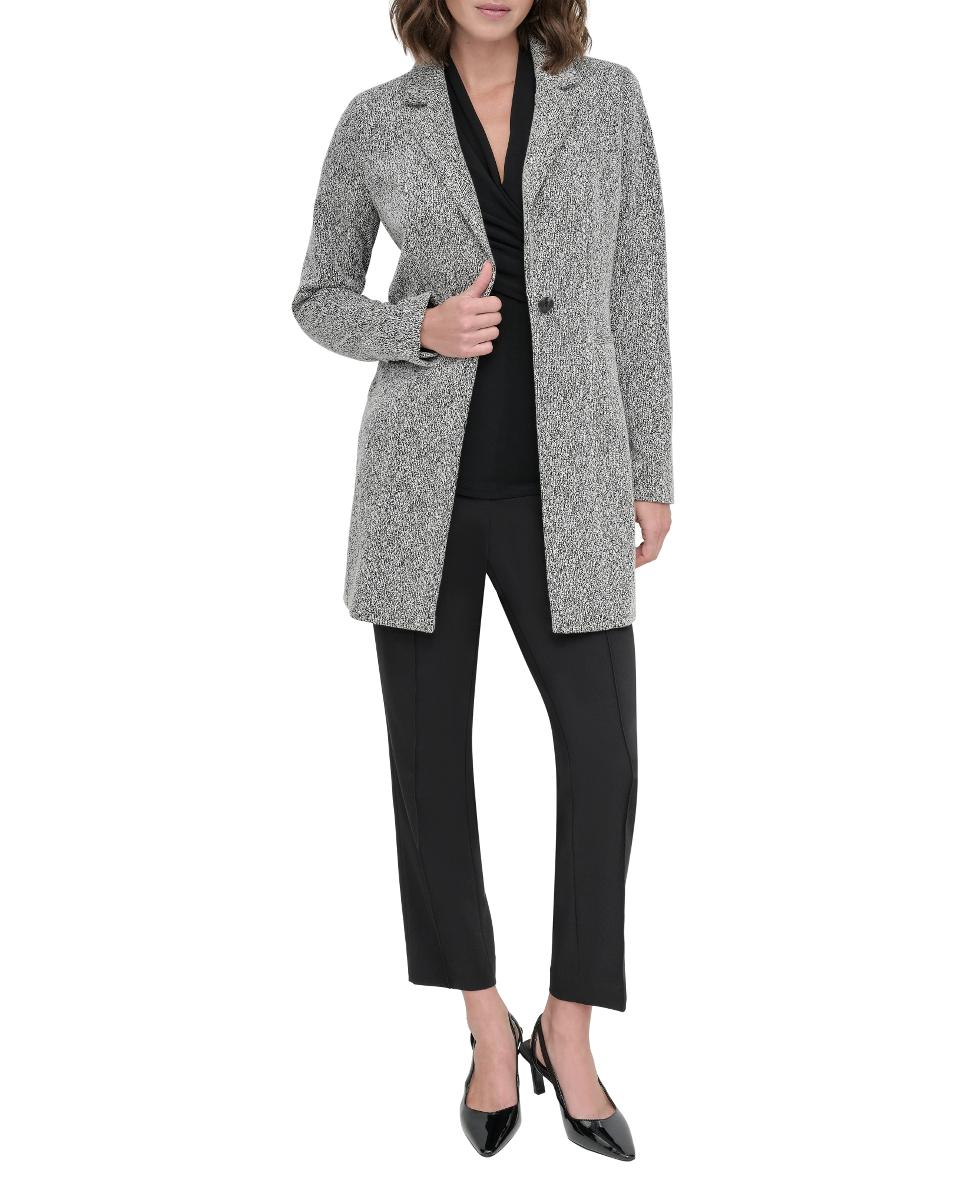 Casaco Tipo Blazer Cinzentos-3