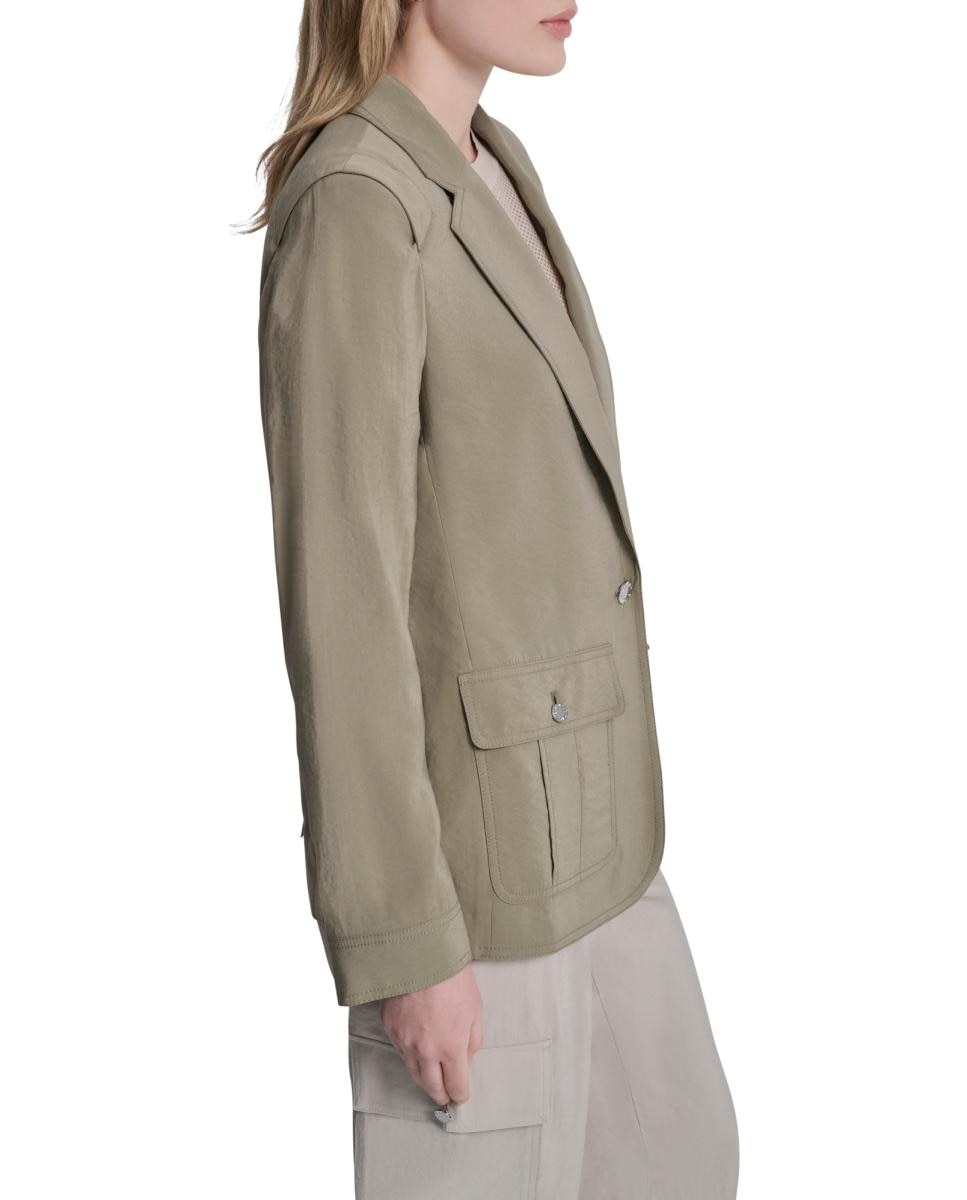 Blazer de mulher Verde-militar-4