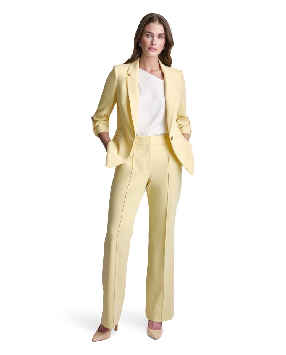 Blazer de mulher Amarelo-2
