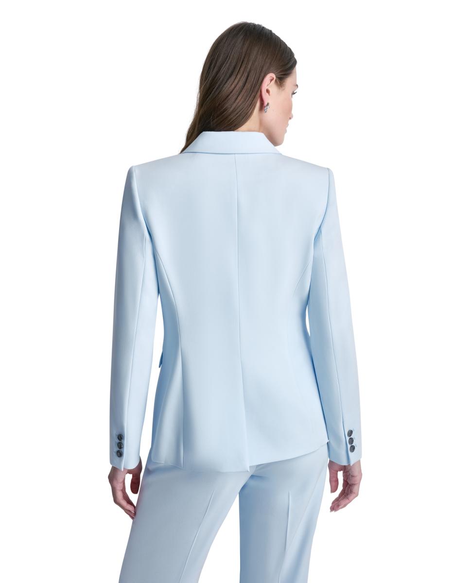 Blazer de mulher Azul-claro-4