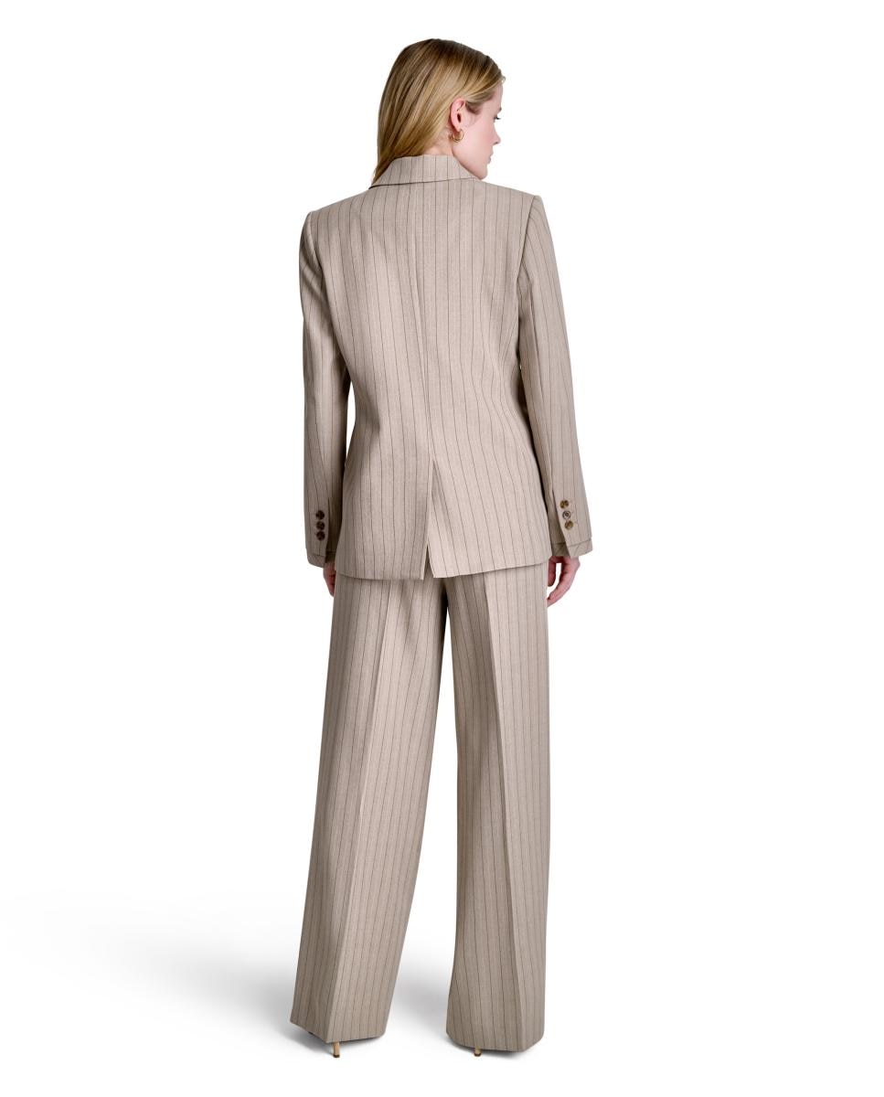 Blazer de Corte Regular Bege-3