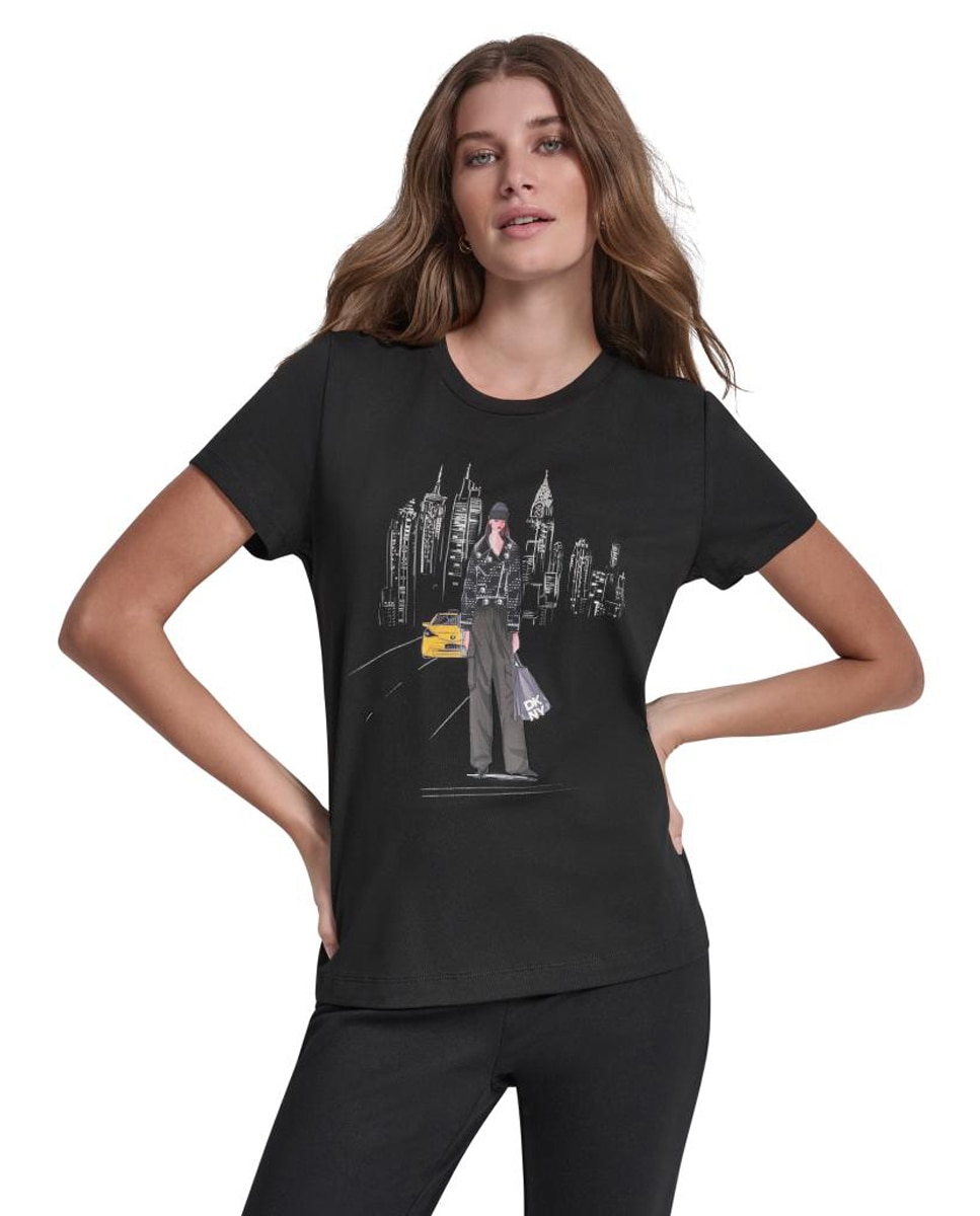 Imagem 0 de T-shirt com Desenho NYC