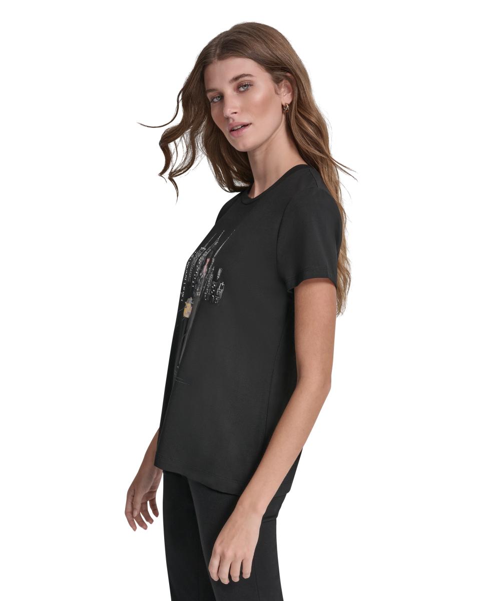 T-shirt com Desenho NYC Preto-5