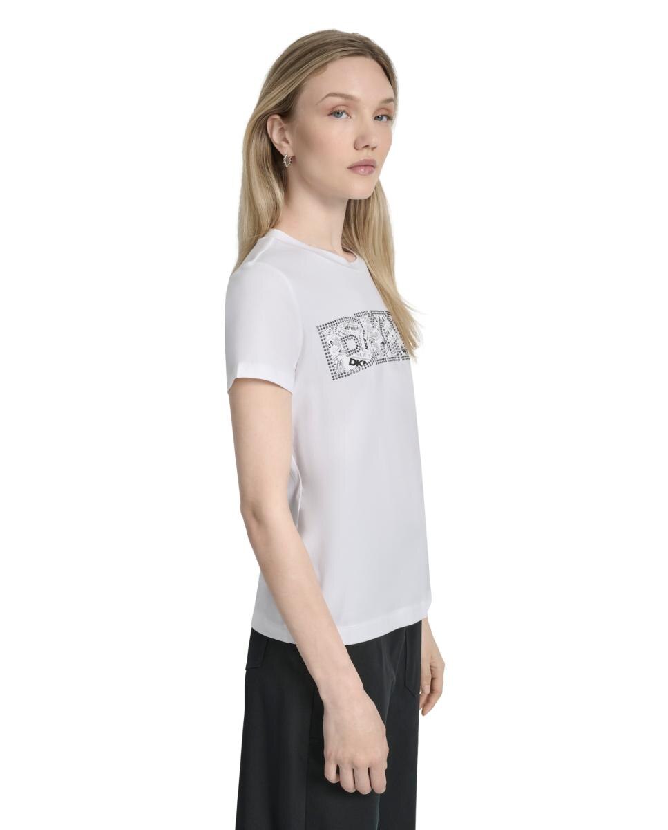 T-shirt com Logótipo Branco-3