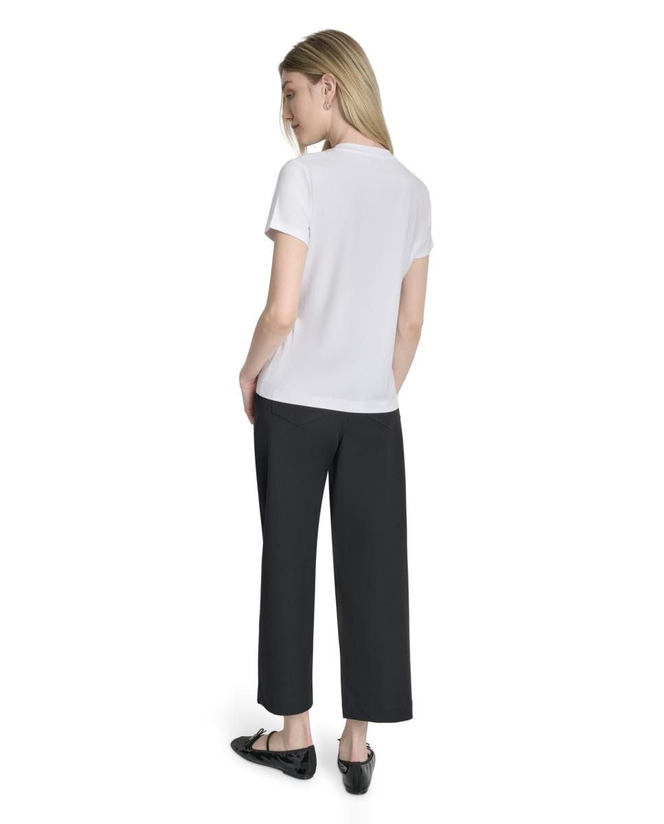 T-shirt com Logótipo Branco-4