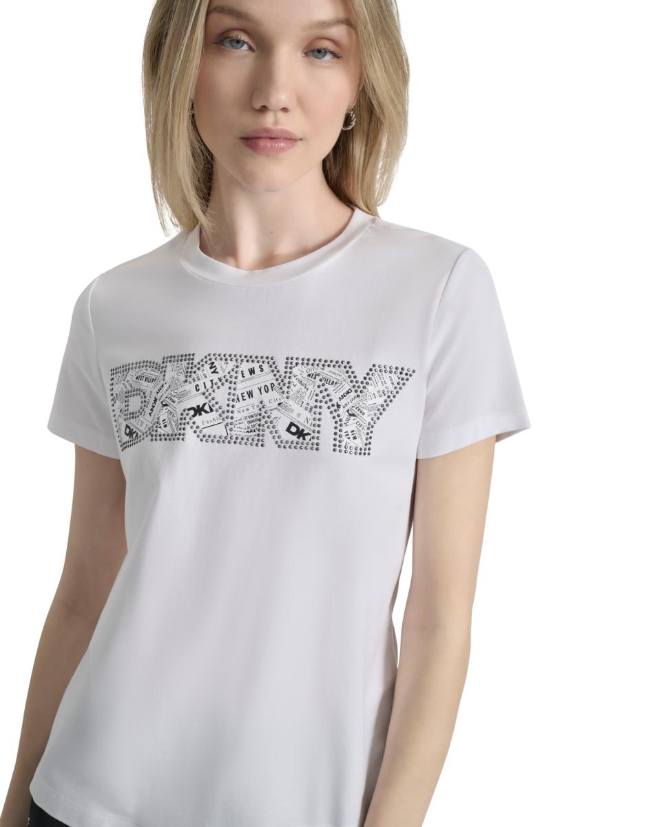 T-shirt com Logótipo Branco-5