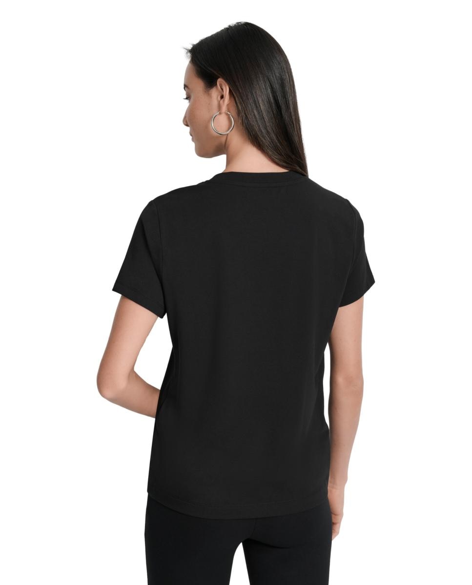 T-shirt com Logótipo Preto-3