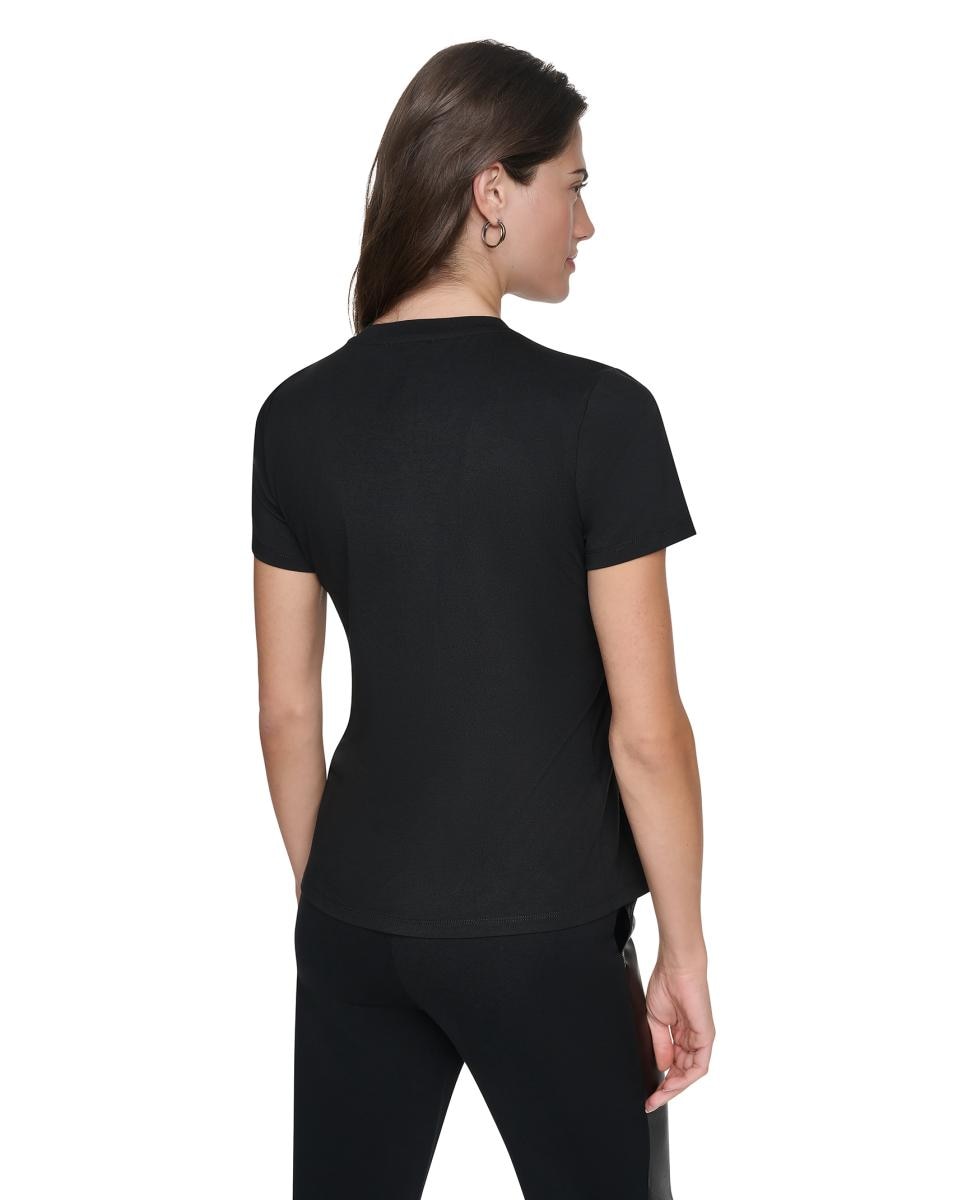 Imagen 5 de Camiseta de mujer con ilustración frontal - DKNY - Negro Negro
