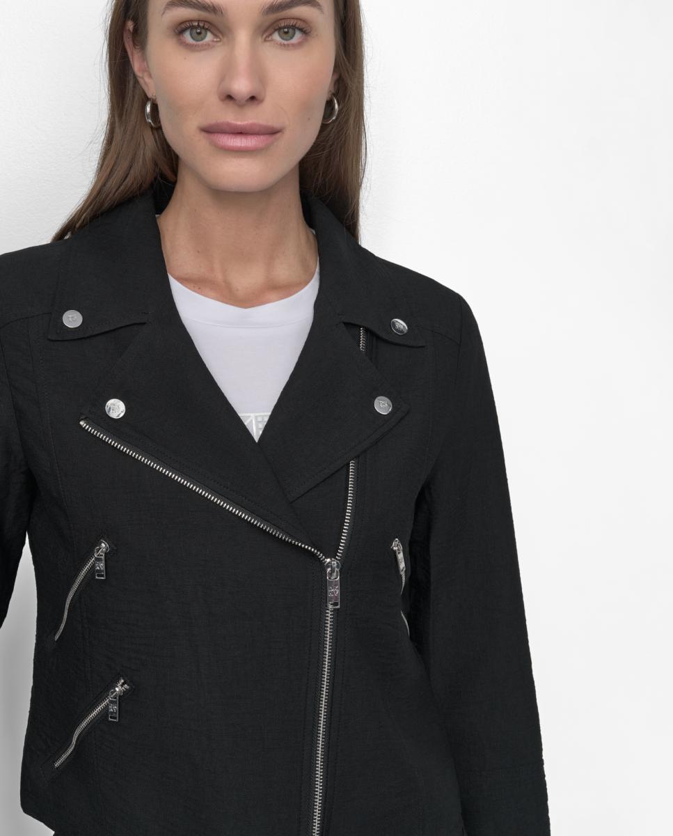 DKNY - Chaqueta con detalle de cremalleras.