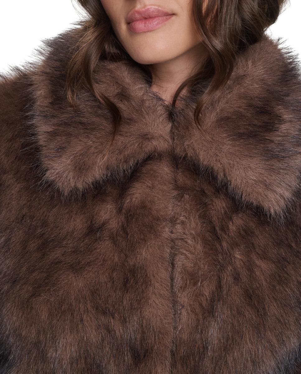 Imagen 6 de Chaqueta de mujer de pelo sintético - DKNY - Marrón Marrón