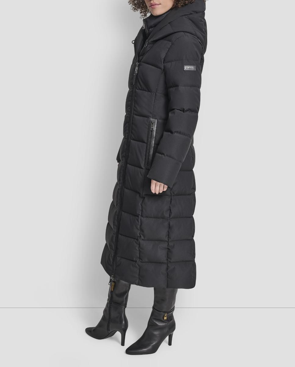 Sobretudo Tipo Blusão Acolchoado Preto-6