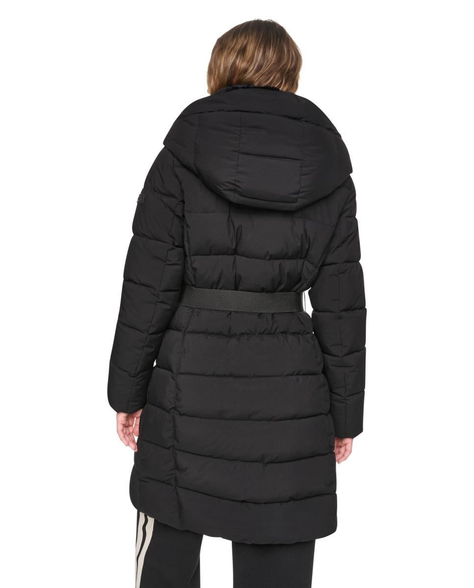 Imagen 8 de Abrigo largo de mujer con capucha - DKNY - Negro Negro