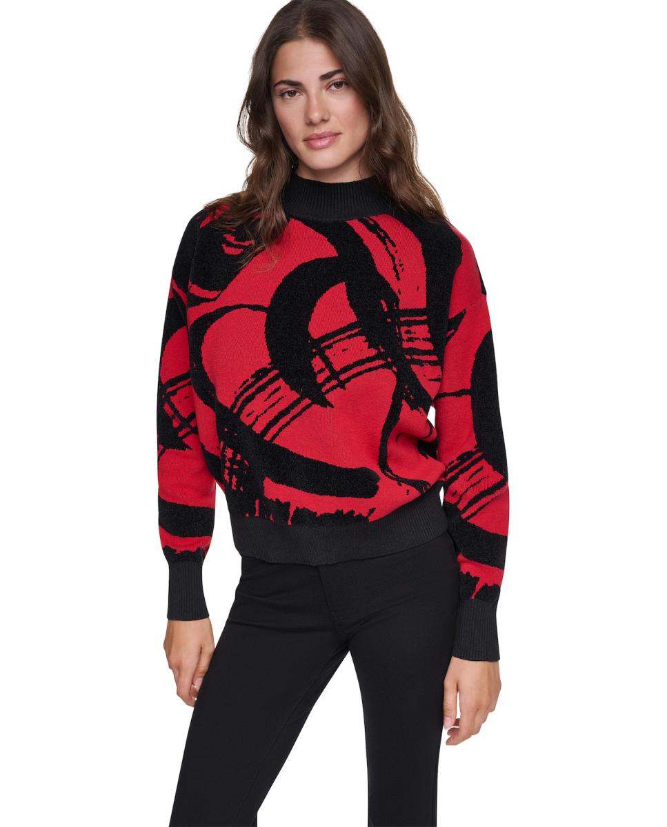 Imagen 0 de Jersey de mujer de manga larga Multicolor