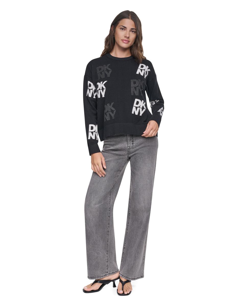 Imagen 2 de Jersey de mujer con detalle de logo - DKNY - Negro Negro