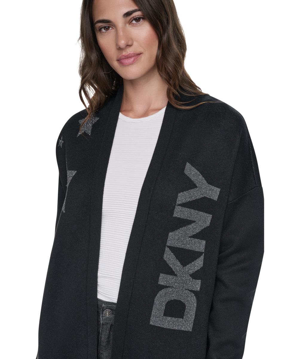 Imagen 5 de Cardigan largo de mujer - DKNY - Negro Negro
