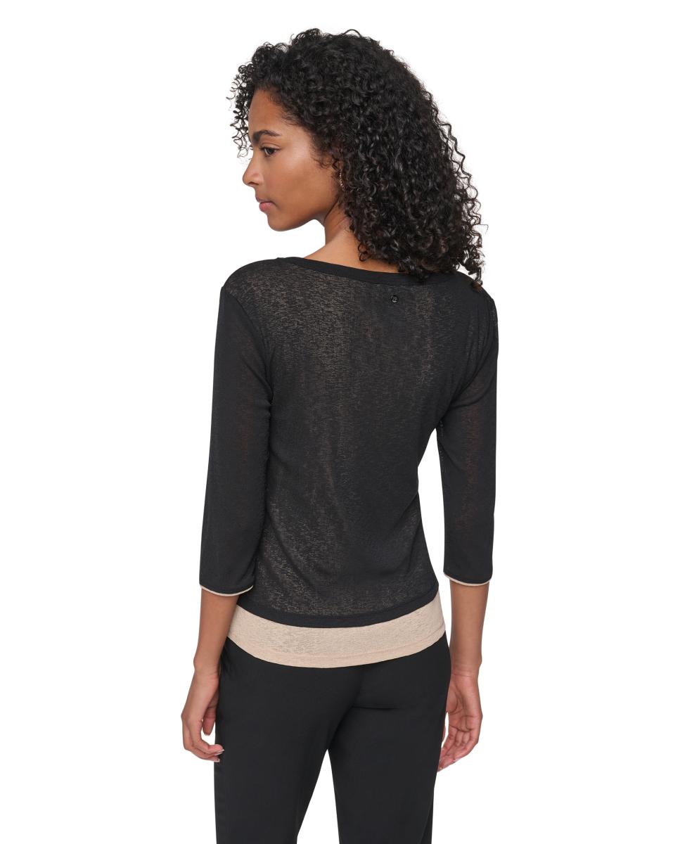 Imagen 4 de Jersey de mujer de punto fino - DKNY - Multicolor Multicolor
