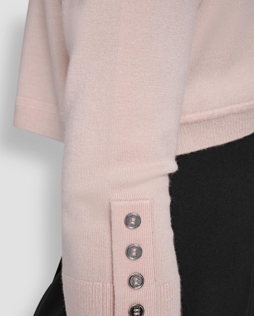 Cardigan de Manga 3/4 Rosa-claro-3