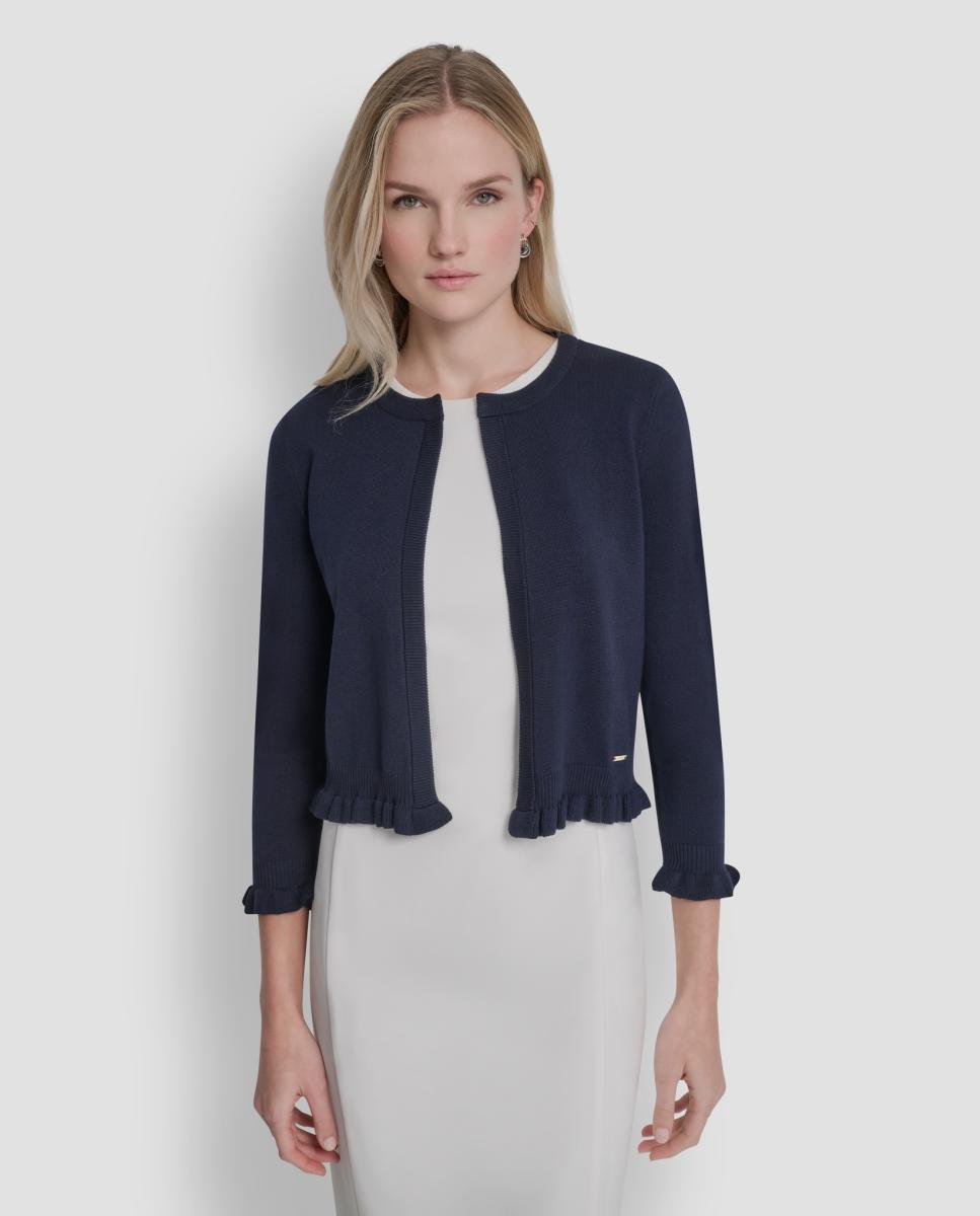 Imagem 0 de Cardigan com Detalhe de Renda