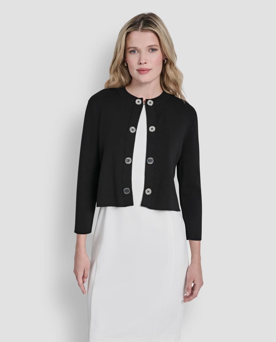 Imagem 0 de Cardigan com Detalhe de Botões Metalizados