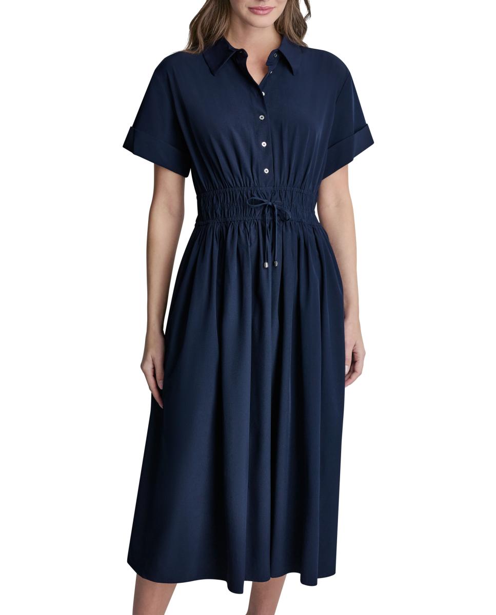 Imagem 0 de Vestido Curto de Mangas em Balão