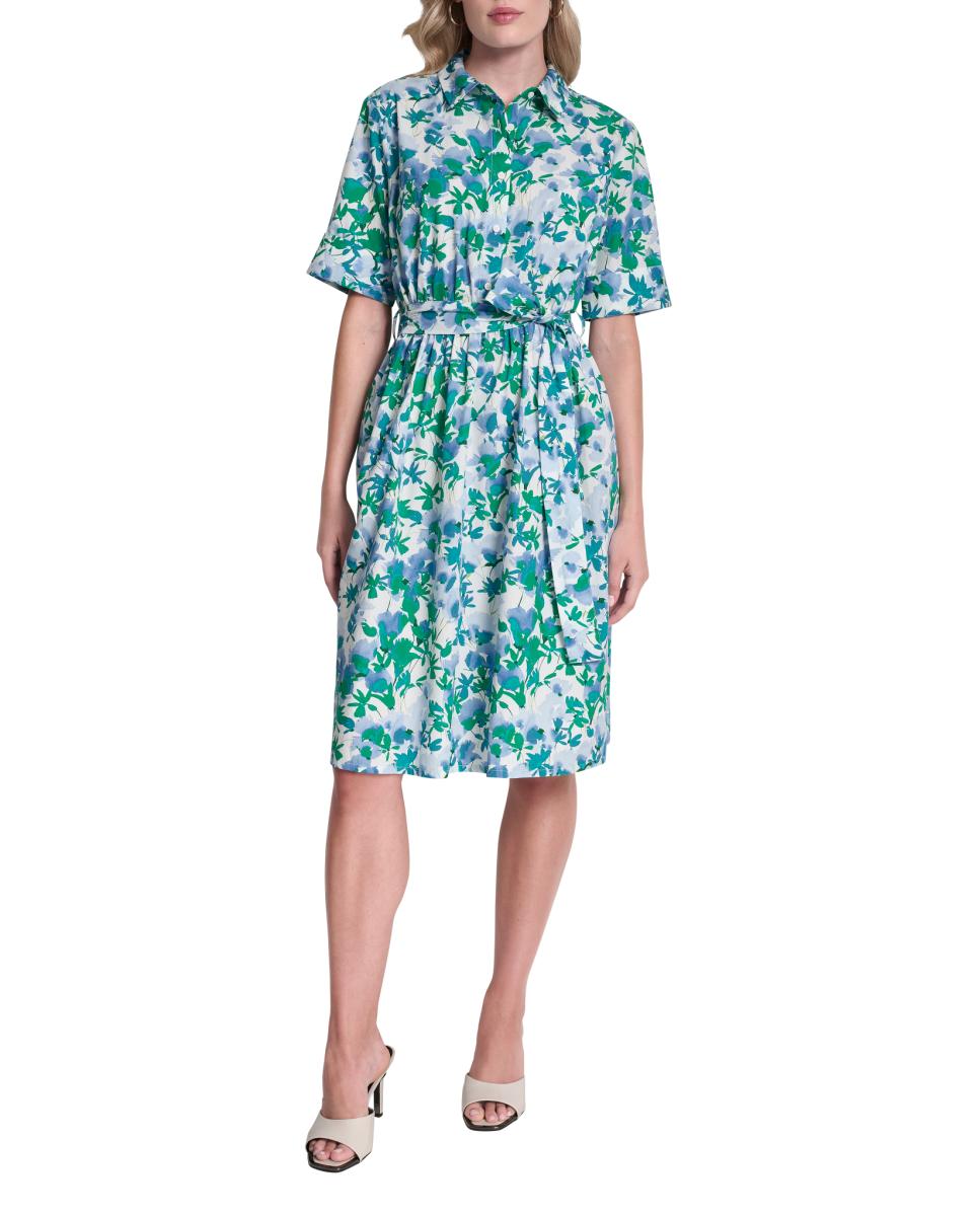 Imagem 0 de Vestido fluido com estampado floral