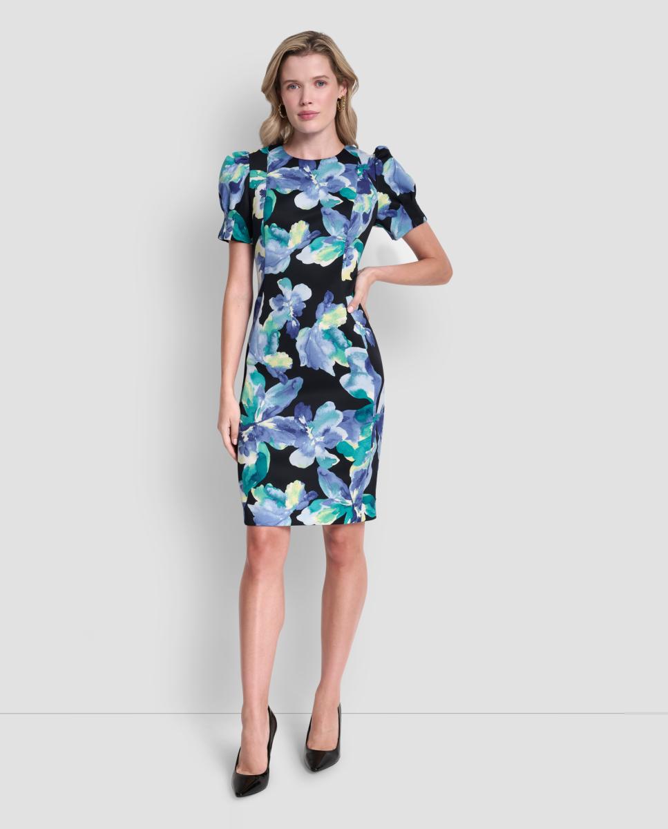 Imagem 0 de Vestido curto com estampado floral