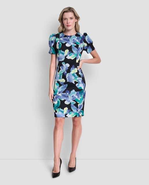 Imagem 0 de Vestido curto com estampado floral