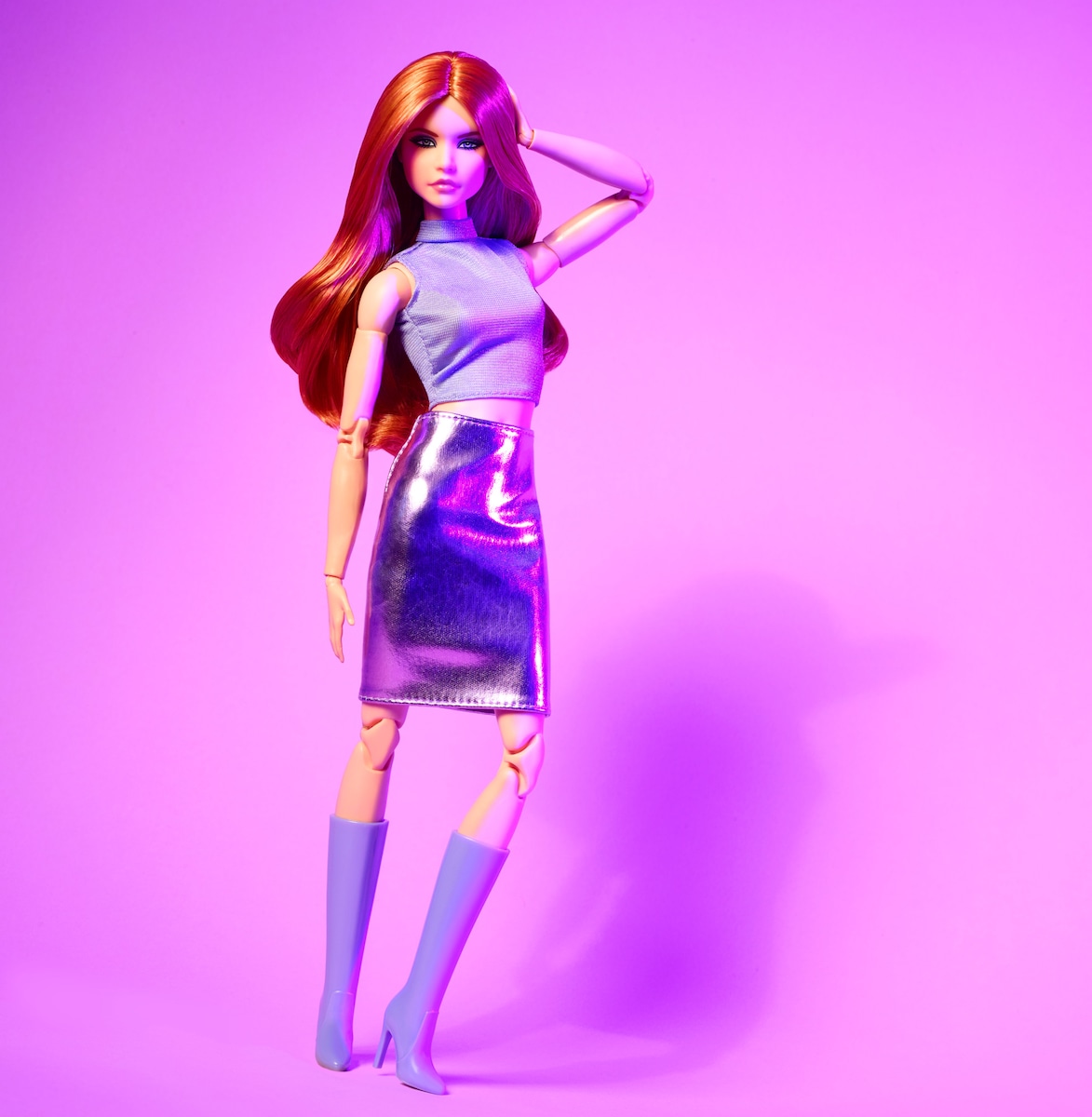 Boneca Barbie Signature Ruiva com Saia Roxa 4