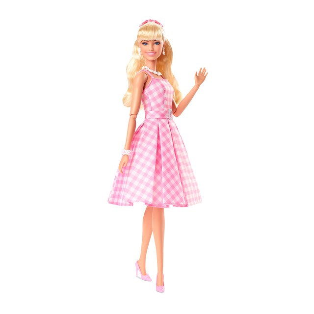 Barbie The Movie Margot Robbie Muñeca Signature coleccionable de la película con vestido vintage
