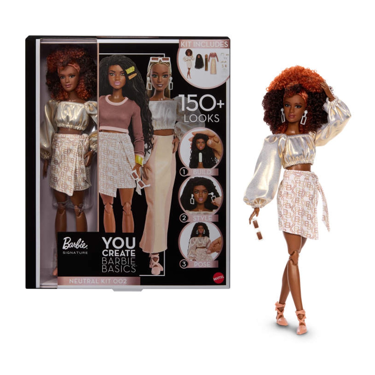 Imagen 0 de MUÑECA BARBIE SIGNATURE YOU CREATE BARBIE BASICS KIT 2