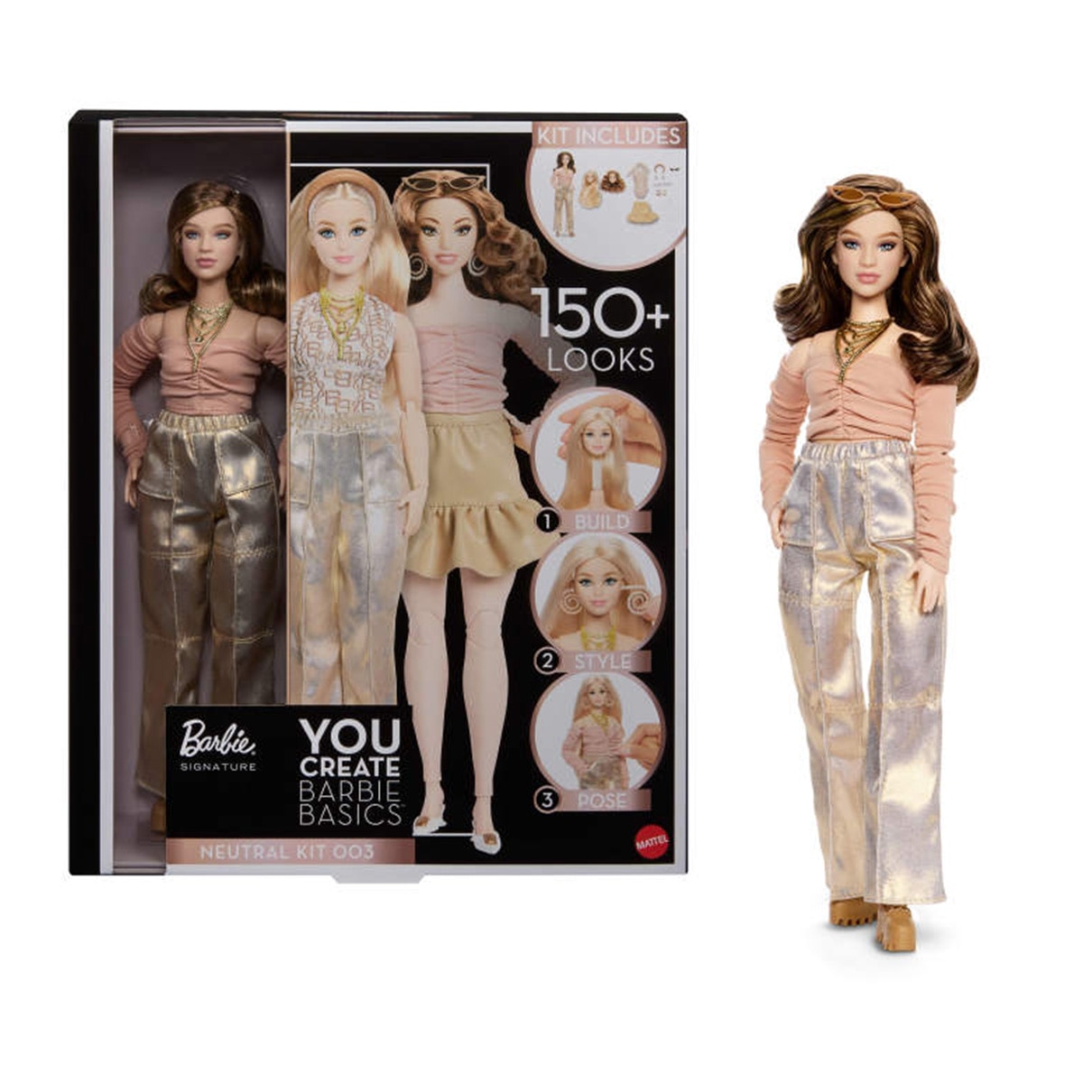 Imagen 0 de MUÑECA BARBIE SIGNATURE YOU CREATE BARBIE BASICS KIT 3