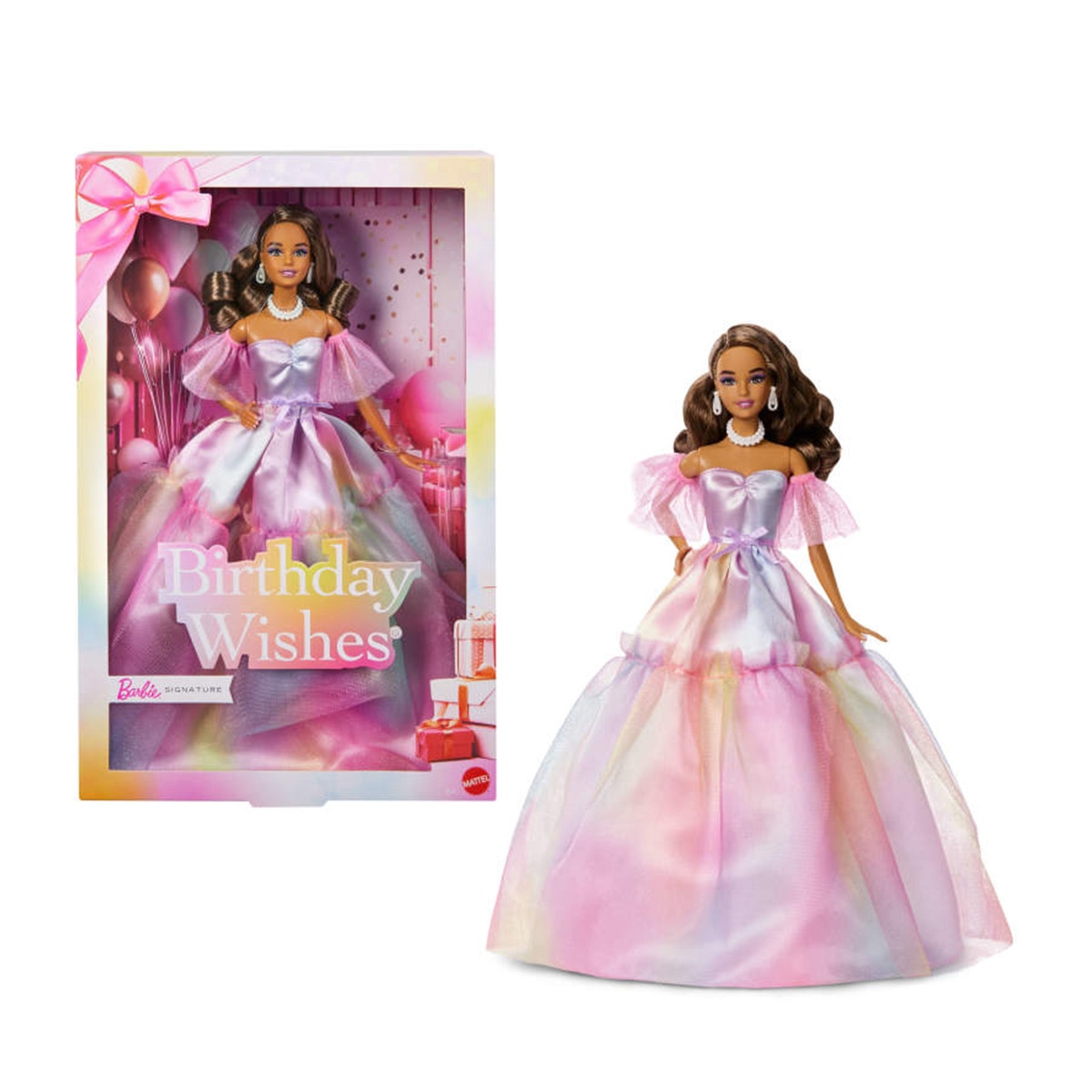 Imagen 0 de MUÑECA BARBIE SIGNATURE FELIZ CUMPLEAÑOS
