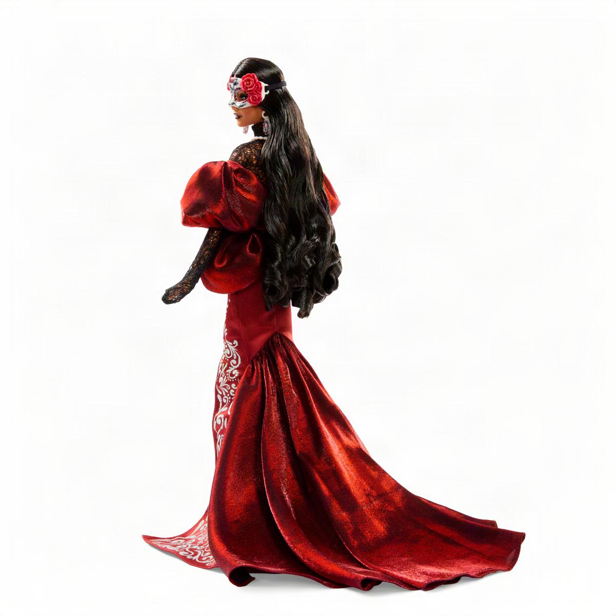 Barbie Día de Muertos con atuendo inspirado en la tradición y detalles premium de gran calidad 5
