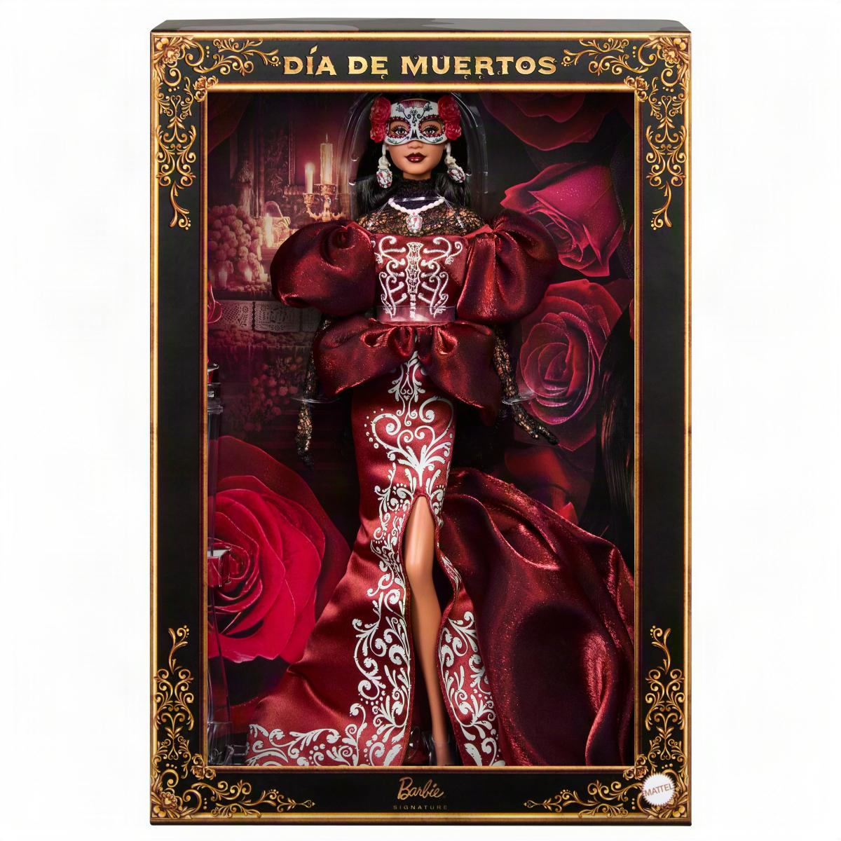 Barbie Día de Muertos con atuendo inspirado en la tradición y detalles premium de gran calidad 6