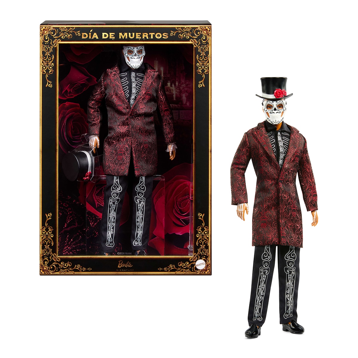 Imagen 0 de Barbie Día de Muertos Ken con atuendo inspirado en la tradición y detalles premium de gran calidad