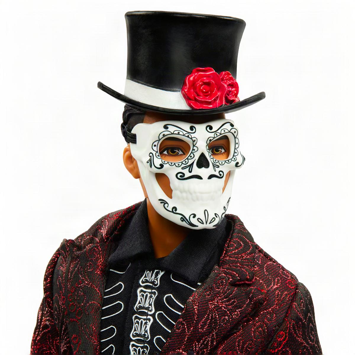 Barbie Día de Muertos Ken con atuendo inspirado en la tradición y detalles premium de gran calidad 2