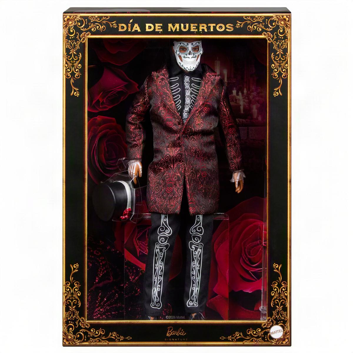 Barbie Día de Muertos Ken con atuendo inspirado en la tradición y detalles premium de gran calidad 6