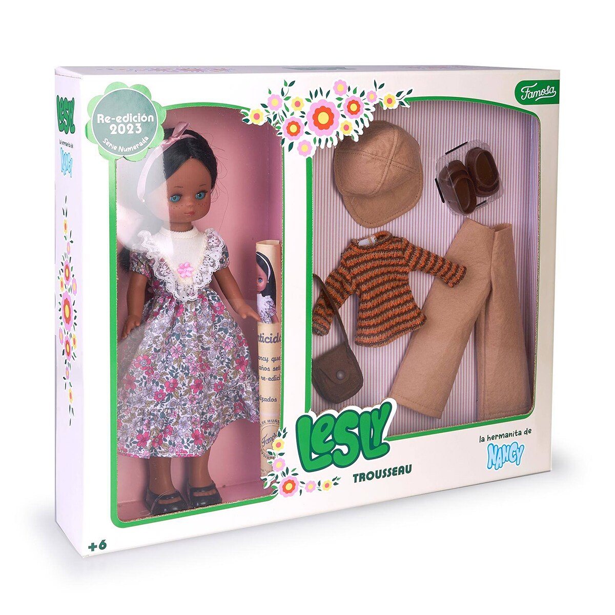 Muñeca Nancy Colección Lesly con Trosseau · Nancy Colección · El
