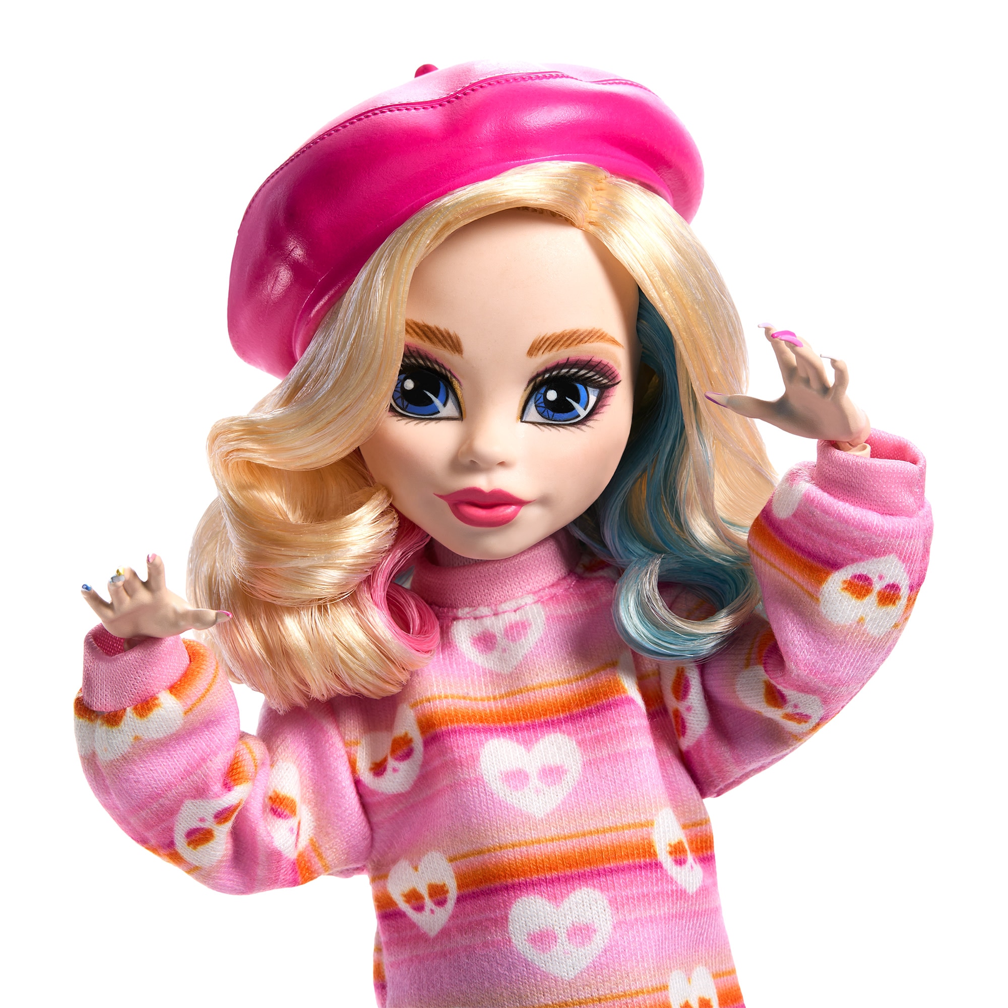 Muñeca Enid Sinclair con ropa rosa Miércoles Monster High 2